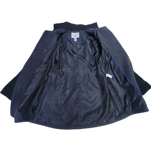 ((New)) American Rag Double-Breasted Peacoat - Charcoal Gray, Size S - Picture 7 of 7